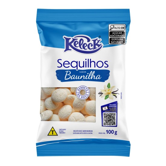 KELECK SEQUILHO BAUNILHA 17X100 GR