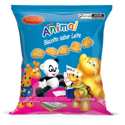 COOKIES ANIMAL LEITE 40X100 GR STA EDWIGES