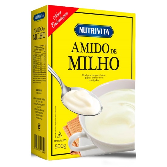 AMIDO DE MILHO NUTRIVITA 12X500 GR