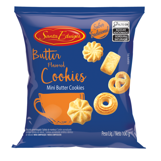 COOKIES BUTTER TRADICIONAL 40X100 GR STA EDWIGES