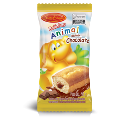 BOLINHO ANIMAL CHOCOLATE 120X40 GR STA EDWIGES