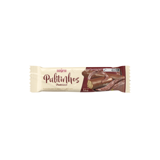 SAGRA PALITOS C/ COBERTURA CHOCOLATE 35X56 GR