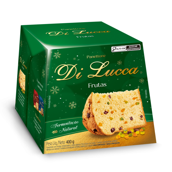PANETTONE DE FRUTAS DI LUCCA 18X400 GR