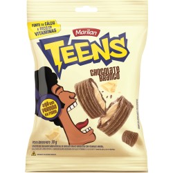 TEENS CHOC. BRANCO SNACK 96X30 GR MARILAN