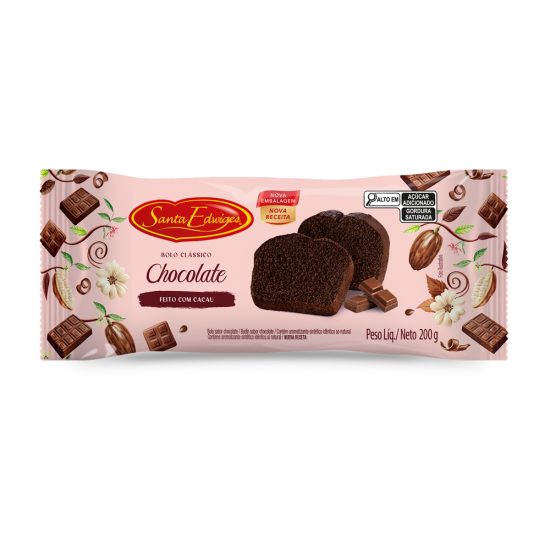 BOLO CHOCOLATE 24X200 GR STA EDWIGES