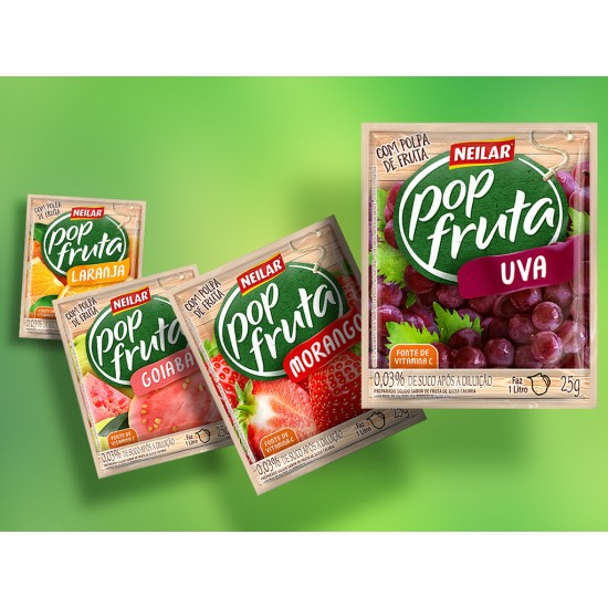 POP FRUTA SORTIDO 160X25 GR