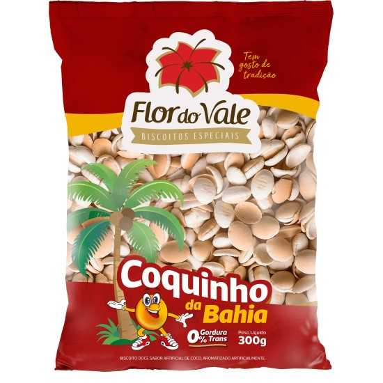 BISC FLOR DO VALE COQUINHO DA BAHIA 10X300 GR