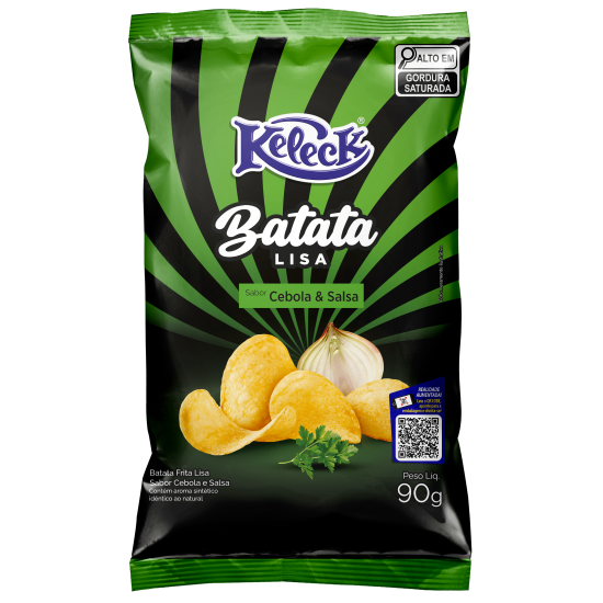 KELECK BATATA LISA CEBOLA E SALSA 14X90 GR