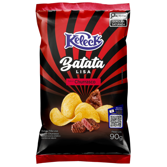 KELECK BATATA LISA CHURRASCO 14X90 GR