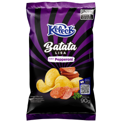 KELECK BATATA LISA PEPERONI 14X90 GR