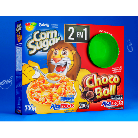 CEREAL 12X400 GR 2 EM 1  ALCAFOODS