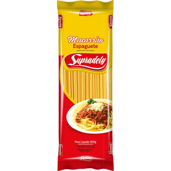 SUPRADELLY MACARRAO ESPAGUETE 20X400 GR