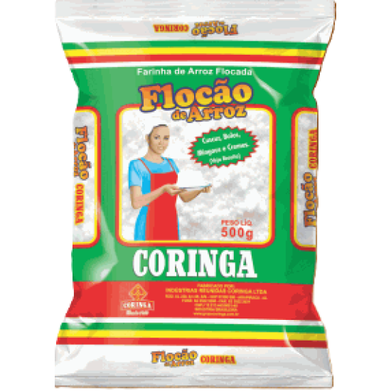 CORINGA FLOCAO DE ARROZ 10X500 GR