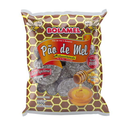 BOLA MEL PAO DE MEL CHOC. 30X160 GR