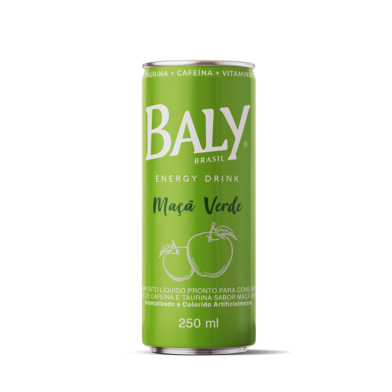 BALY ENERGETICO LATINHA MACA VERDE 6X250 ML