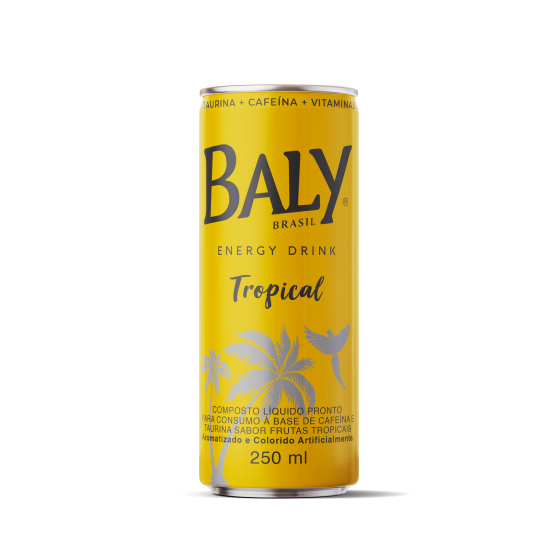 BALY ENERGETICO LATINHA FRUTAS TROPICAIS 6X250 ML