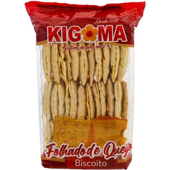 KIGOMA BISC FOLHADO DE QUEIJO 15X200 GR