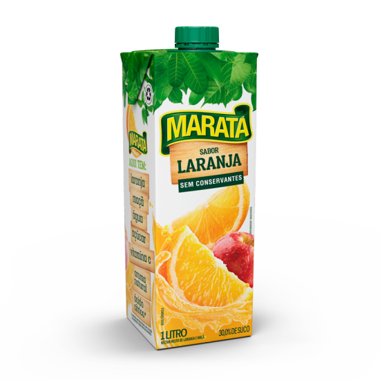 MARATA NECTAR 1 LITRO C/ 12 LARANJA
