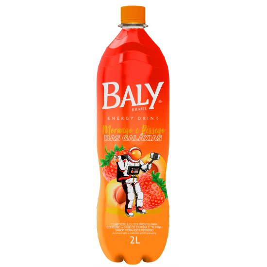 BALY ENERGETICO PET MORANGO E PESSEGO 6X2 LITROS