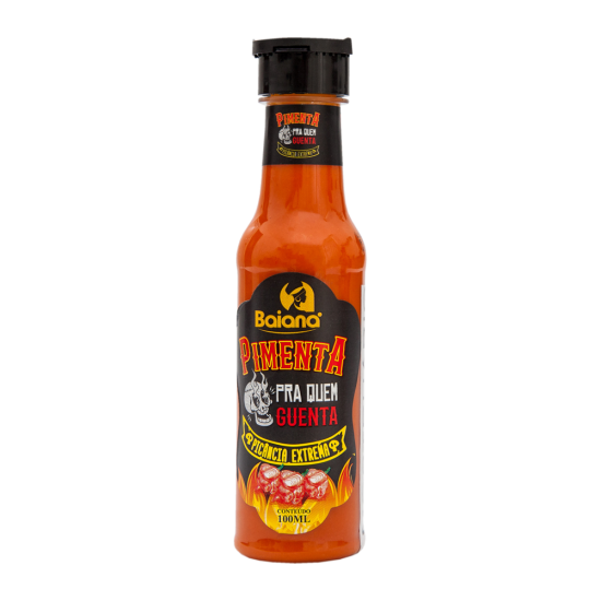 BAIANA MOLHO DE PIMENTA PRA QUEM GUENTA 12X100ML