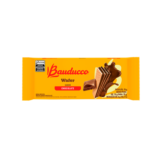 BAUDUCCO MINI WAFER 36X70 GR SABOR CHOCOLATE
