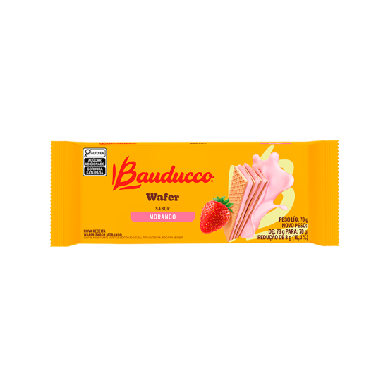 BAUDUCCO MINI WAFER 36X70 GR SABOR MORANGO