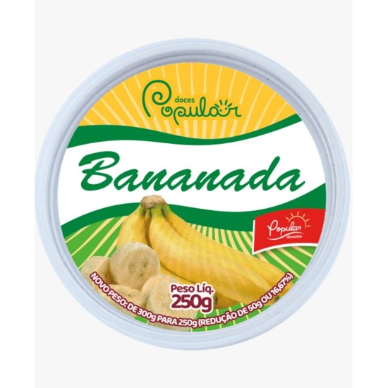 POPULAR POLY BANANADA 24X250 GR