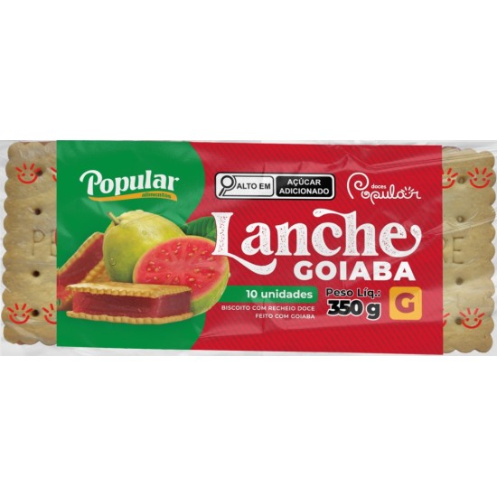 POPULAR LANCHE DOCE GOIABA 16X695 GR - GRANDE