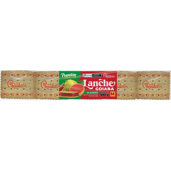 POPULAR LANCHE DOCE GOIABA 16X495 GR - MEDIO