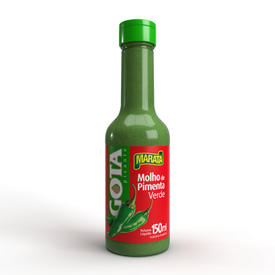 MARATA MOLHO GOTA PIMENTA VERDE 24X150 ML