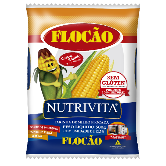 NUTRIVITA FLOCAO DE MILHO 20X500 GR
