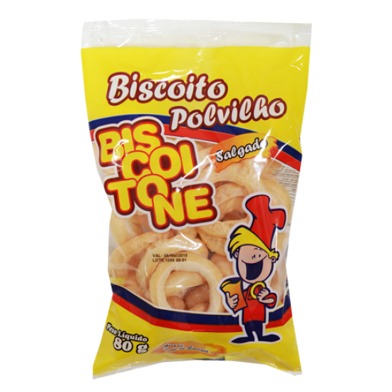BISCOITONE POLVILHO ARGOLA SALGADO 40X40 GR