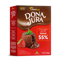 CHOCOLATE EM PO 55% CACAU FOODS 24X200 GR