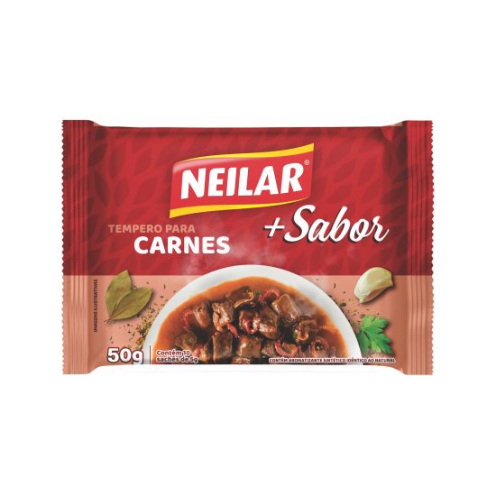 NEILAR TEMPERO CARNE MAIS SABOR 36X50 GR