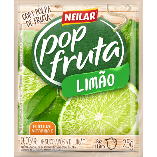 POP FRUTA LIMAO 160X25 GR