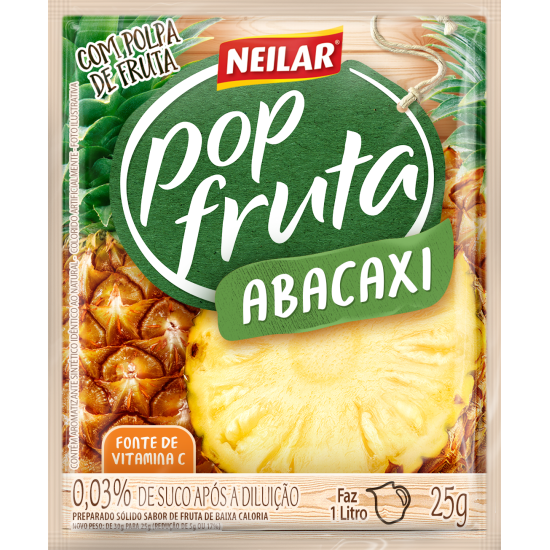 POP FRUTA ABACAXI 160X25 GR