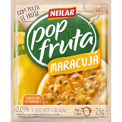 POP FRUTA MARACUJA 160X25 GR