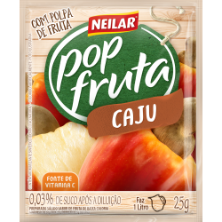 POP FRUTA CAJU 160X25 GR