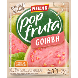 POP FRUTA GOIABA 160X25 GR