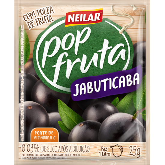 POP FRUTA JABUTICABA 160X25 GR