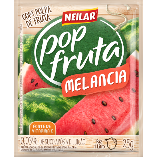POP FRUTA MELANCIA 160X25 GR