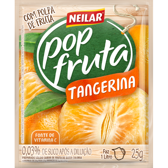 POP FRUTA TANGERINA 160X25 GR