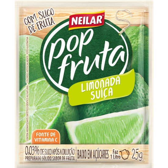 POP FRUTA LIMONADA SUICA 160X25 GR