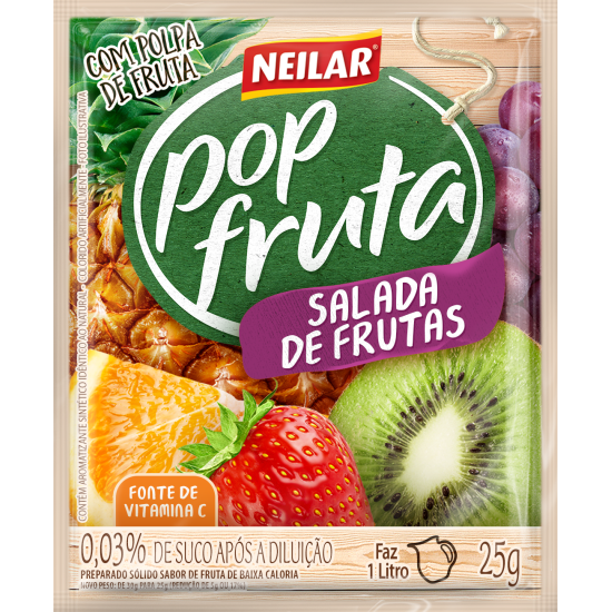 POP FRUTA SALADA DE FRUTAS 160X25 GR