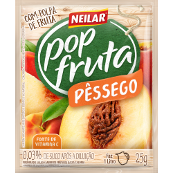 POP FRUTA PESSEGO 160X25 GR