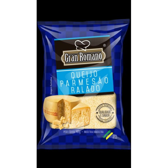 QUEIJO RALADO FINO GRANROMANO 25X40 GR