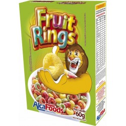 CEREAL FRUIT RINGS 48X60 GR ALCAFOODS
