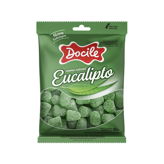 DOCILE GOMA  MINI SINO EUCALIPTO REFRESCANTE 12X24X18GR