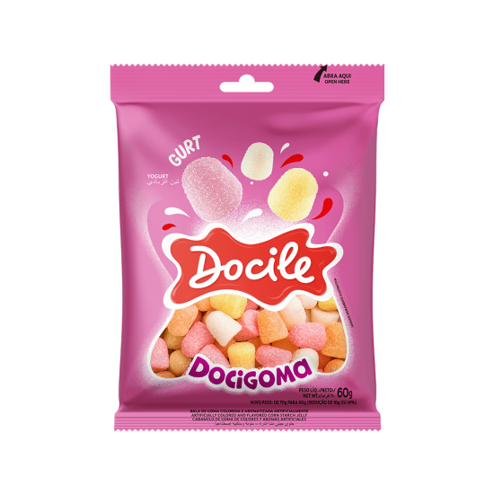 DOCILE GOMA SINOGURT SORTIDOS 30X90 GR