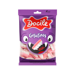 DOCILE GELATINES DENTES VAMPIRO 12X80 GR